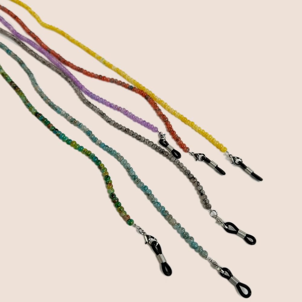 Mask Lanyard Adjustable - Rantai Kacamata Kaca Berwarna Ringan Vintage