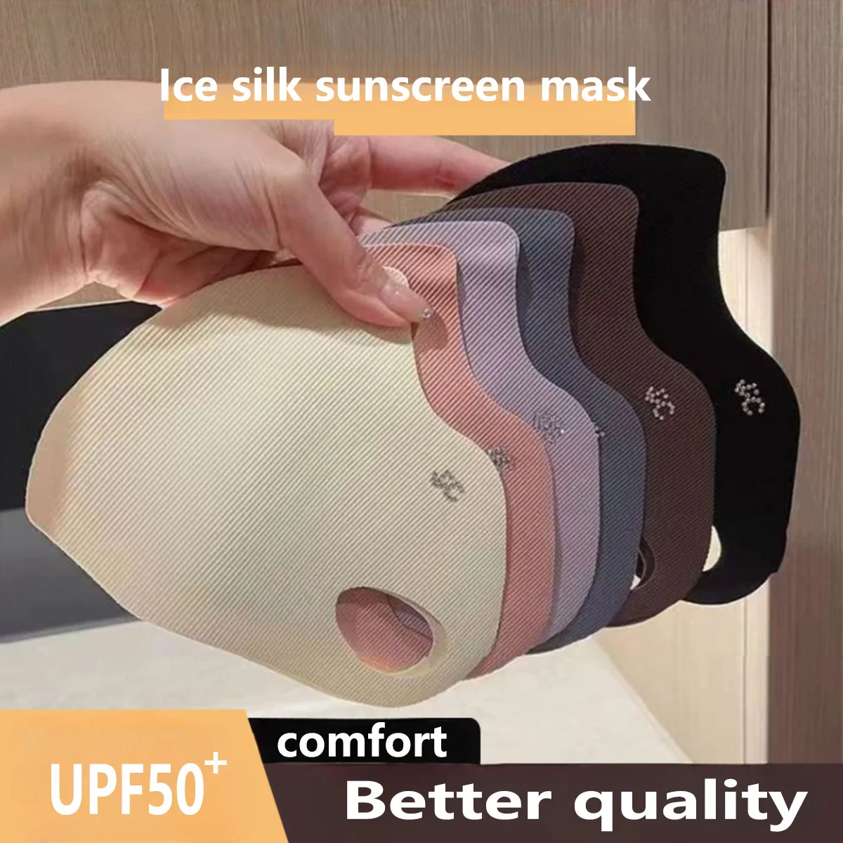 Cloth Face Mask Washable - Masker Sutra Es Berulir 5 Warna