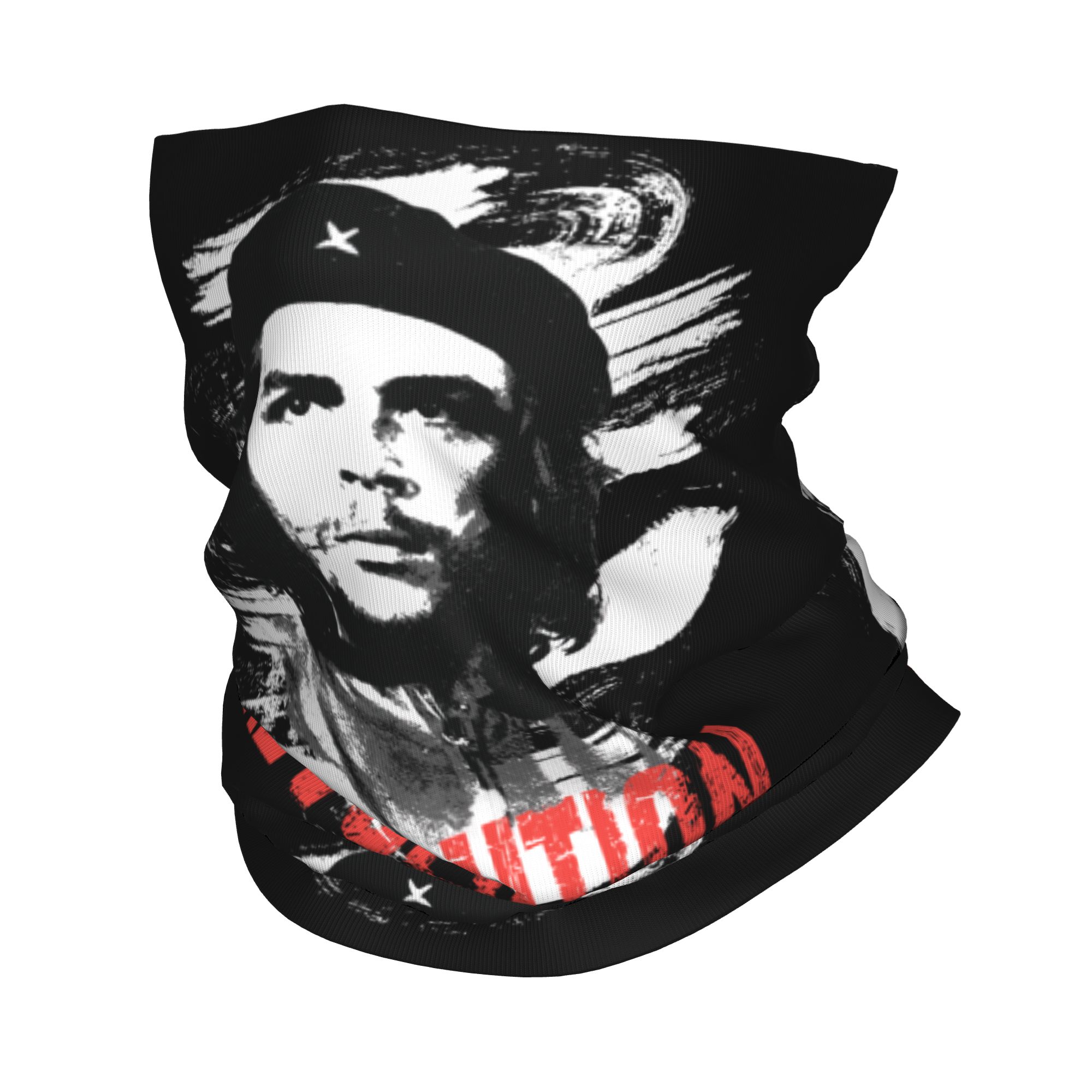 Neck Gaiter Face Cover - Bandana Che Guevara Revolusi, Penutup Leher,