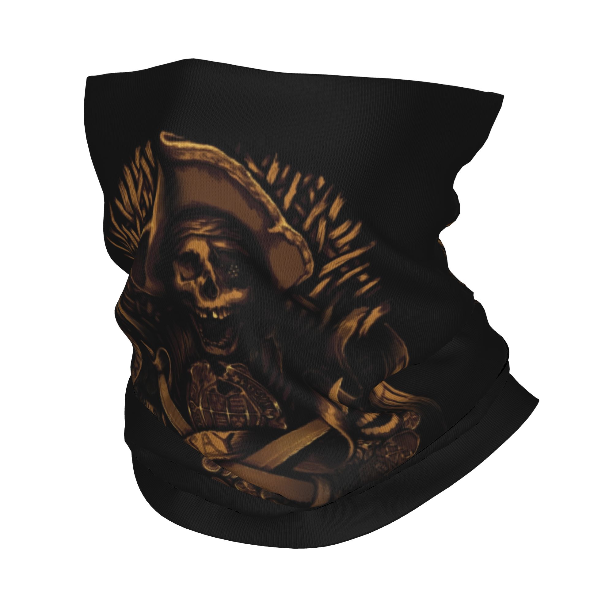 Neck Gaiter Face Cover - Bandana Tengkorak Bajak Laut Custom Never