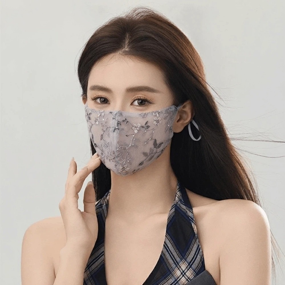 Masker renda musim panas denga - Respirator Half Face ulasan dan harga