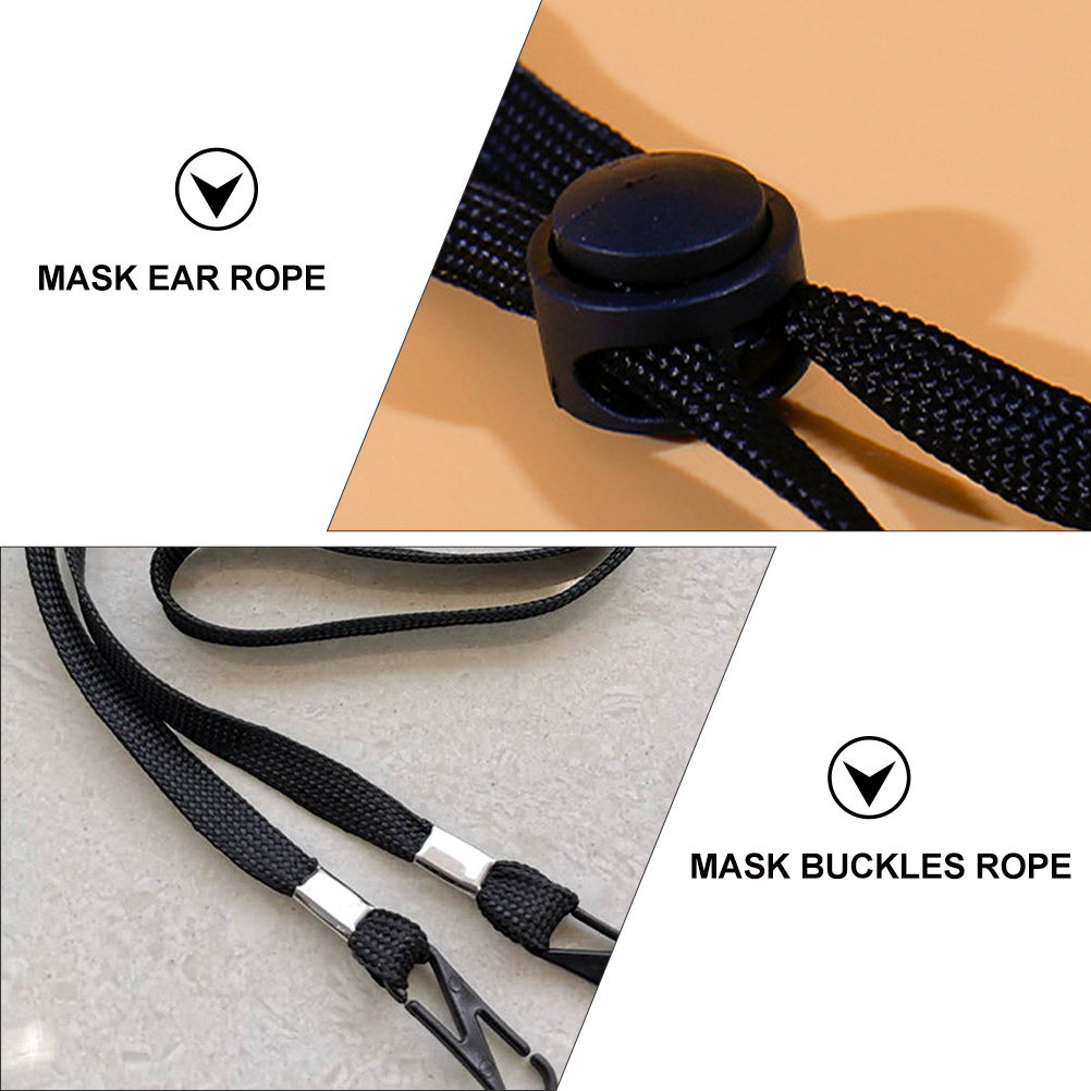 12 Buah Tali Masker Pengaman y - Mask Lanyard Adjustable ulasan dan harga