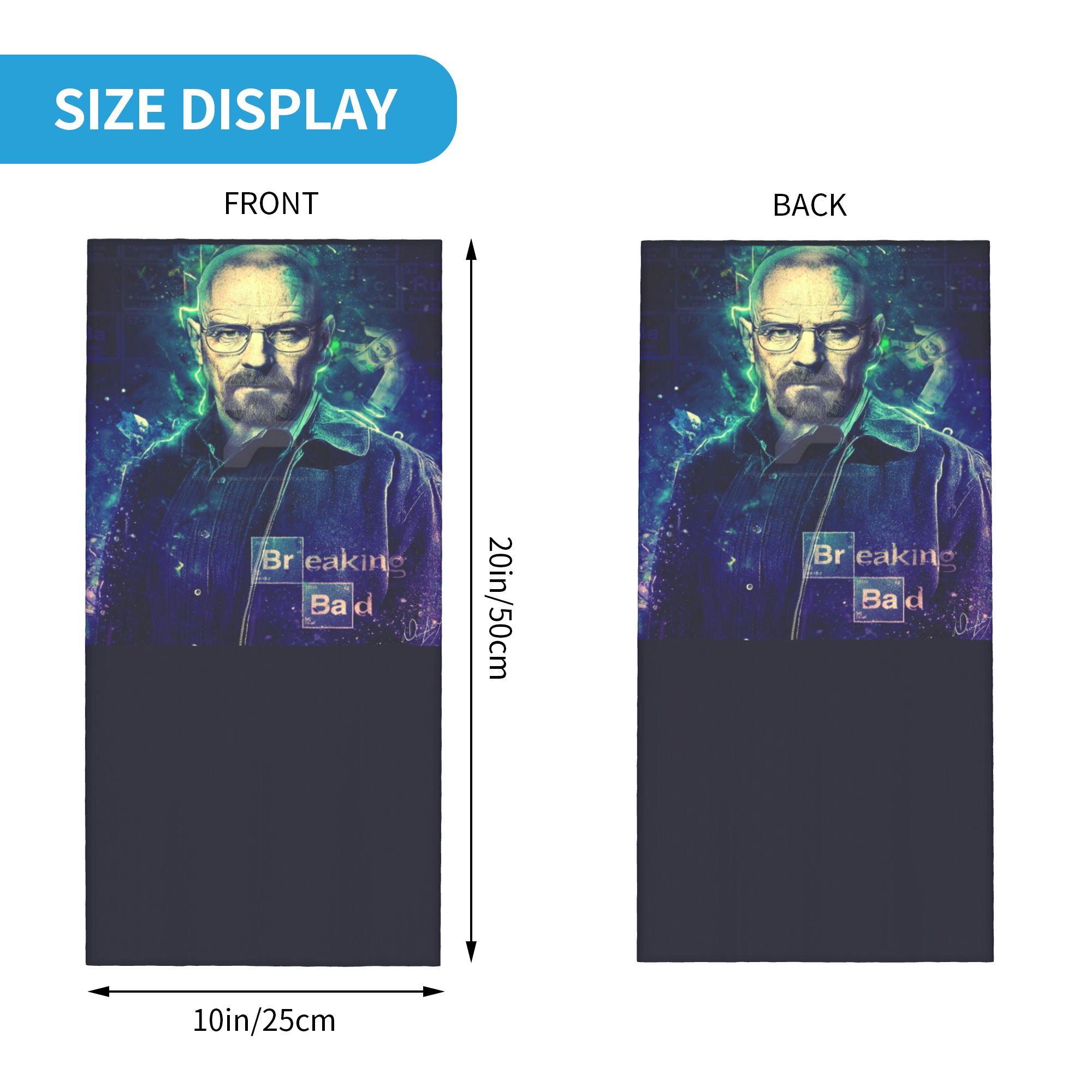Bandana Breaking Bad Walter Wh - Neck Gaiter Face Cover ulasan dan harga