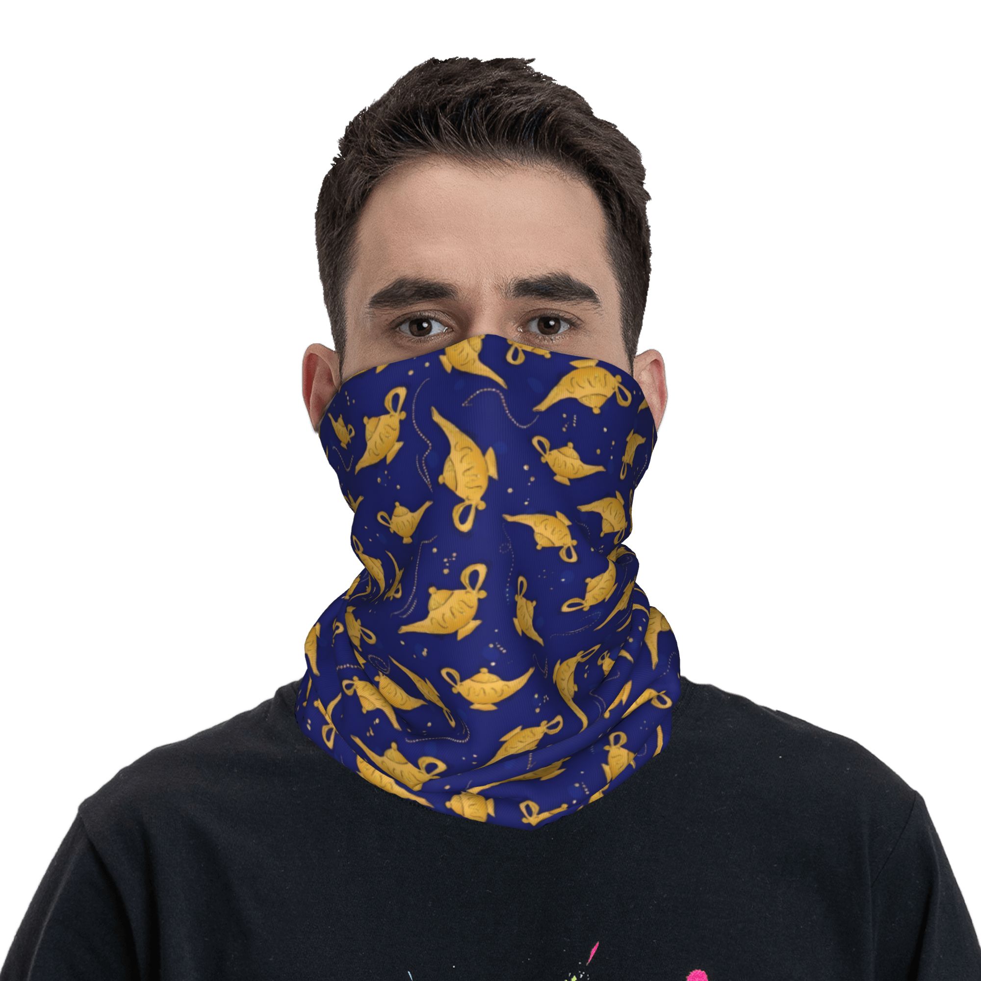 Bandana Leher A-Aladdin Genie  - Neck Gaiter Face Cover ulasan dan harga